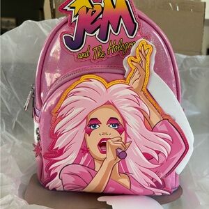 Jem and The Holograms Light up Pink Backpack